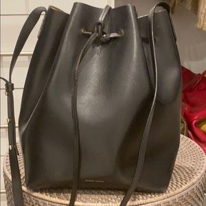 Mansur Gavriel Bucket Bag with GOLD INSIDE